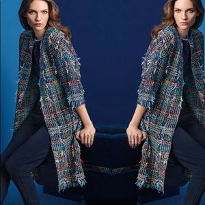 Fringe Knit Coat by St. John Collection💥SALE💥